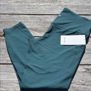 Lululemon Align High-Rise Pant Pockets 25" Green Jasper size 14 NWT